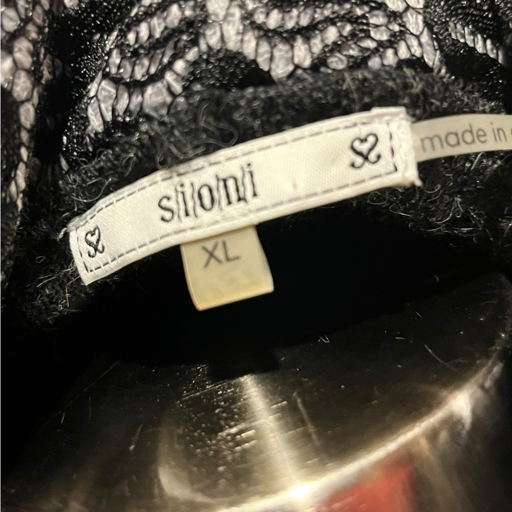 Sioni Mixed Media Patchwork Sweater - image 7